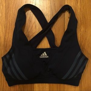 Navy Adidas Sports Bra